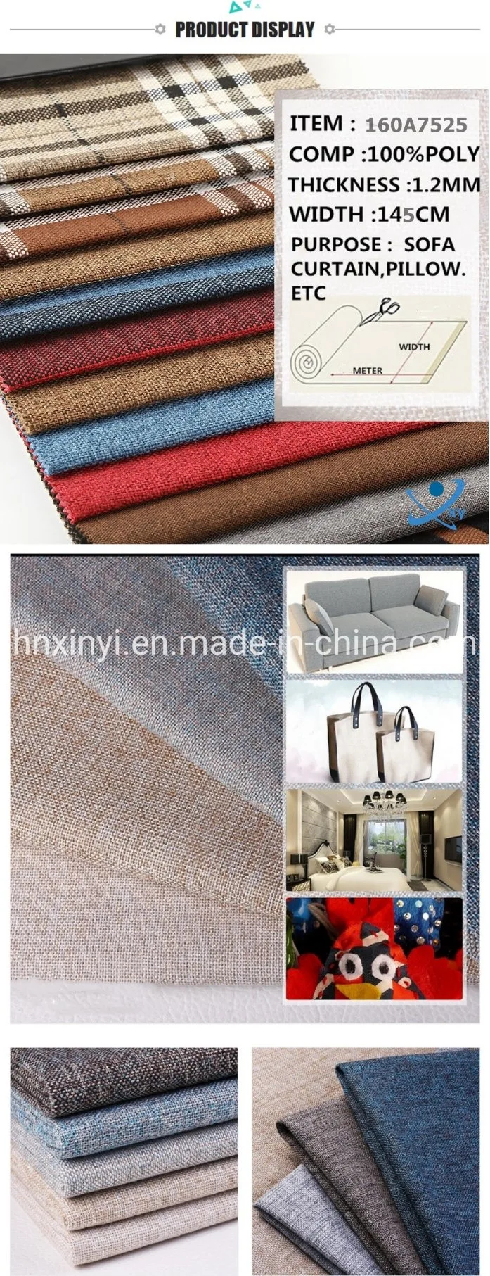 2021 New Product High Quality 100% Linen Fabric Roll Apparel Fabric