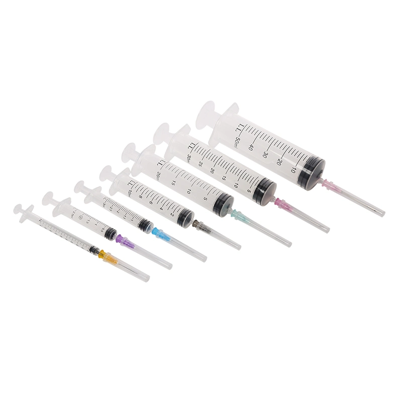 10ml Disposable Medical PE Package Syringe Luer Lock or Luer Slip with CE, ISO, GMP, SGS, TUV