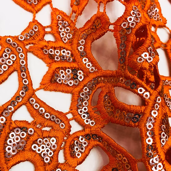 Personnalisé de haute qualité français Net Sequin broderie nigérian accessoires de vêtements de mariage séquence de luxe tissu de dentelle africaine